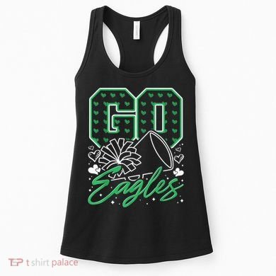 Go Cheer Eagles Design Gift Women's Tank Top