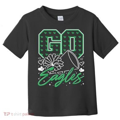 Go Cheer Eagles Design Gift Toddler T-Shirt