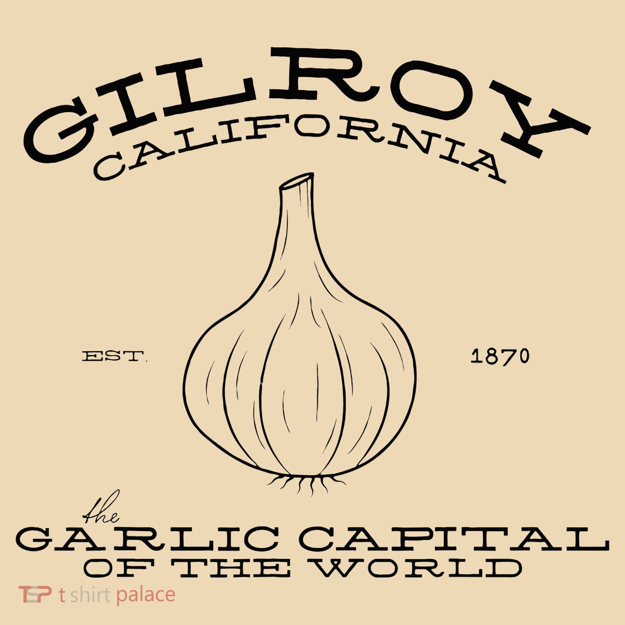 Gilroy California Est 1870 Garlic Lovers Tote Bag