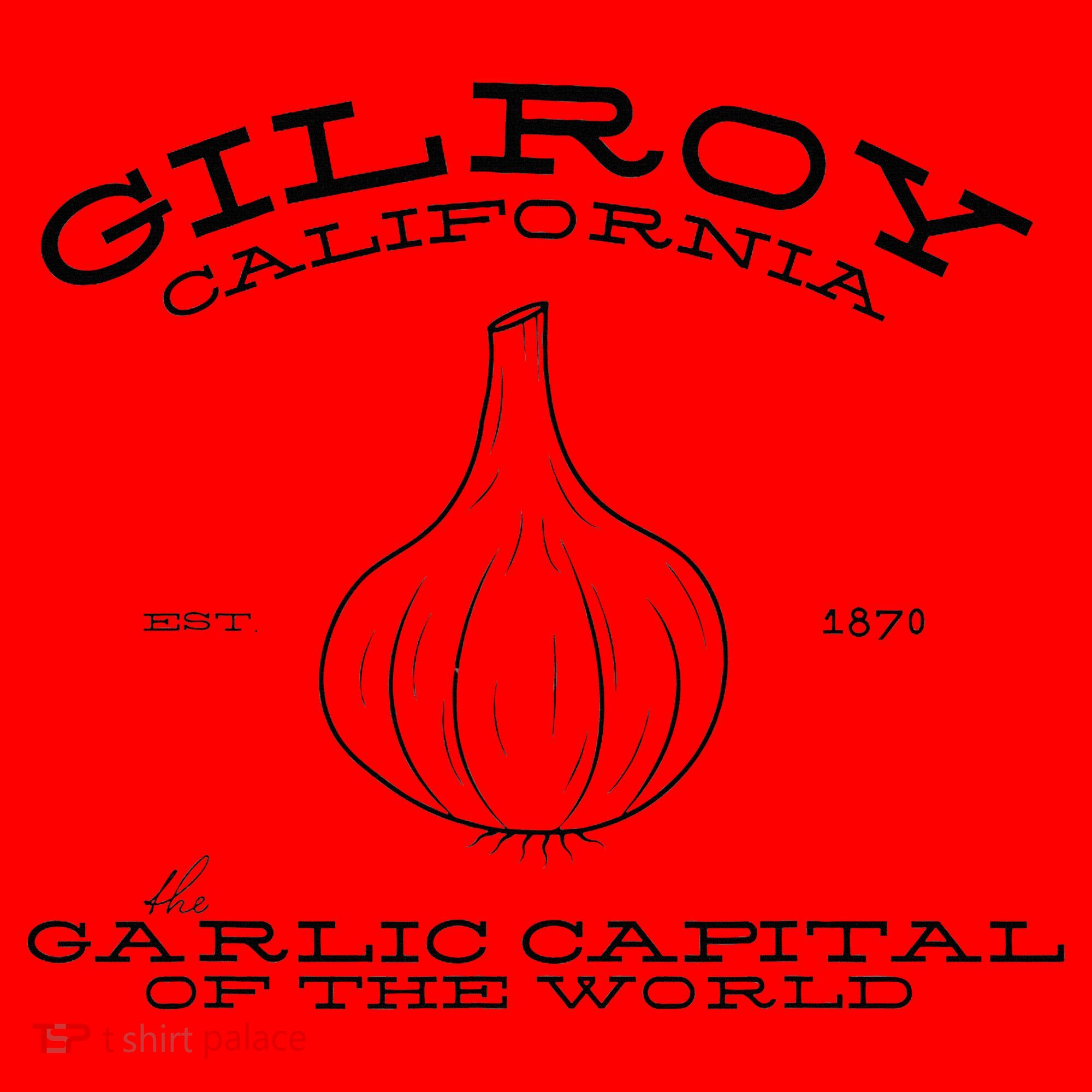 Gilroy California Est 1870 Garlic Lovers Santa Hat