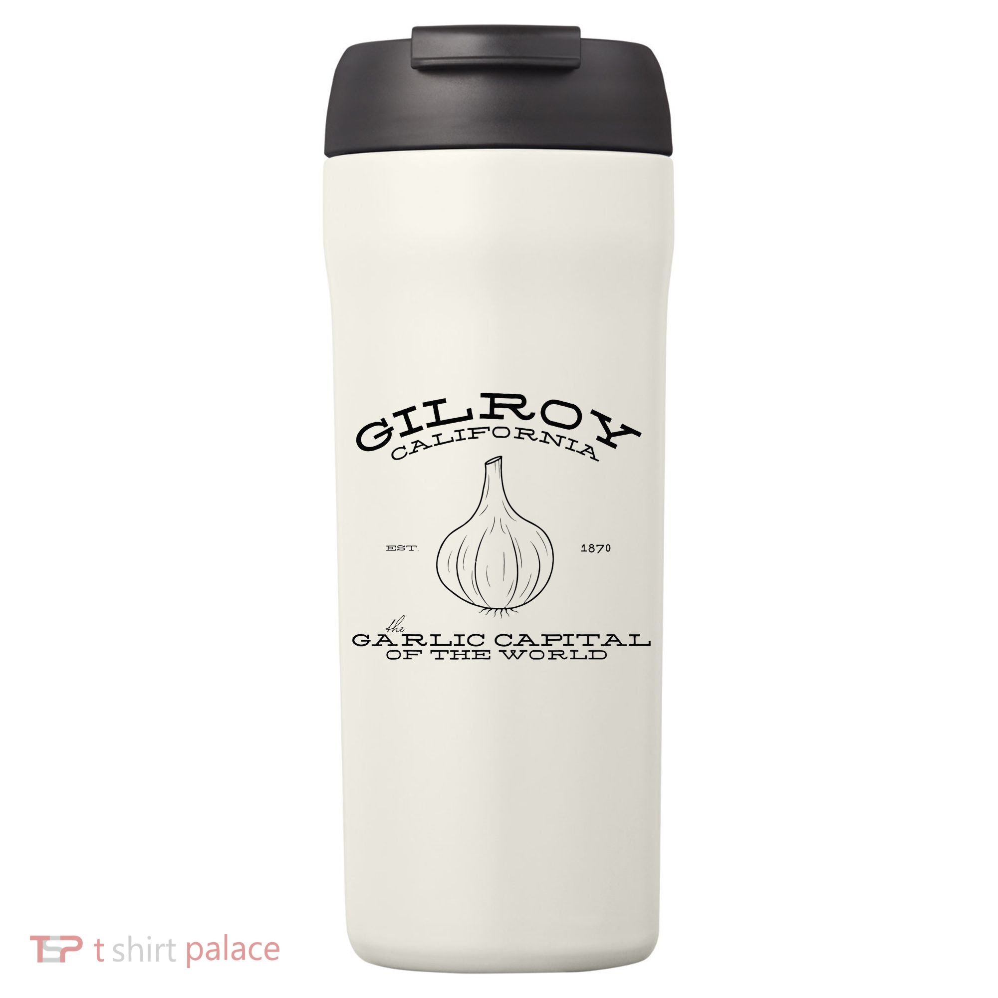 Gilroy California Est 1870 Garlic Lovers 24oz Duet Stainless Steel Tumbler
