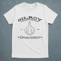 Gilroy California Est 1870 Garlic Lovers T-Shirt thumb 5
