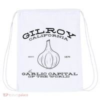 Gilroy California Est 1870 Garlic Lovers Drawstring Bag thumb 0
