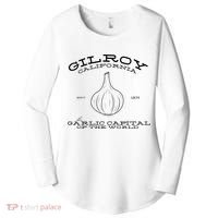 Gilroy California Est 1870 Garlic Lovers Women's Perfect Tri Tunic Long Sleeve Shirt thumb 0