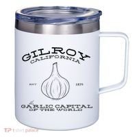 Gilroy California Est 1870 Garlic Lovers 12oz Stainless Steel Coffee Mug thumb 0