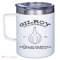 Gilroy California Est 1870 Garlic Lovers 12oz Stainless Steel Coffee Mug thumb 2