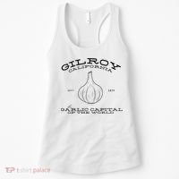 Gilroy California Est 1870 Garlic Lovers Women's Tank Top thumb 0