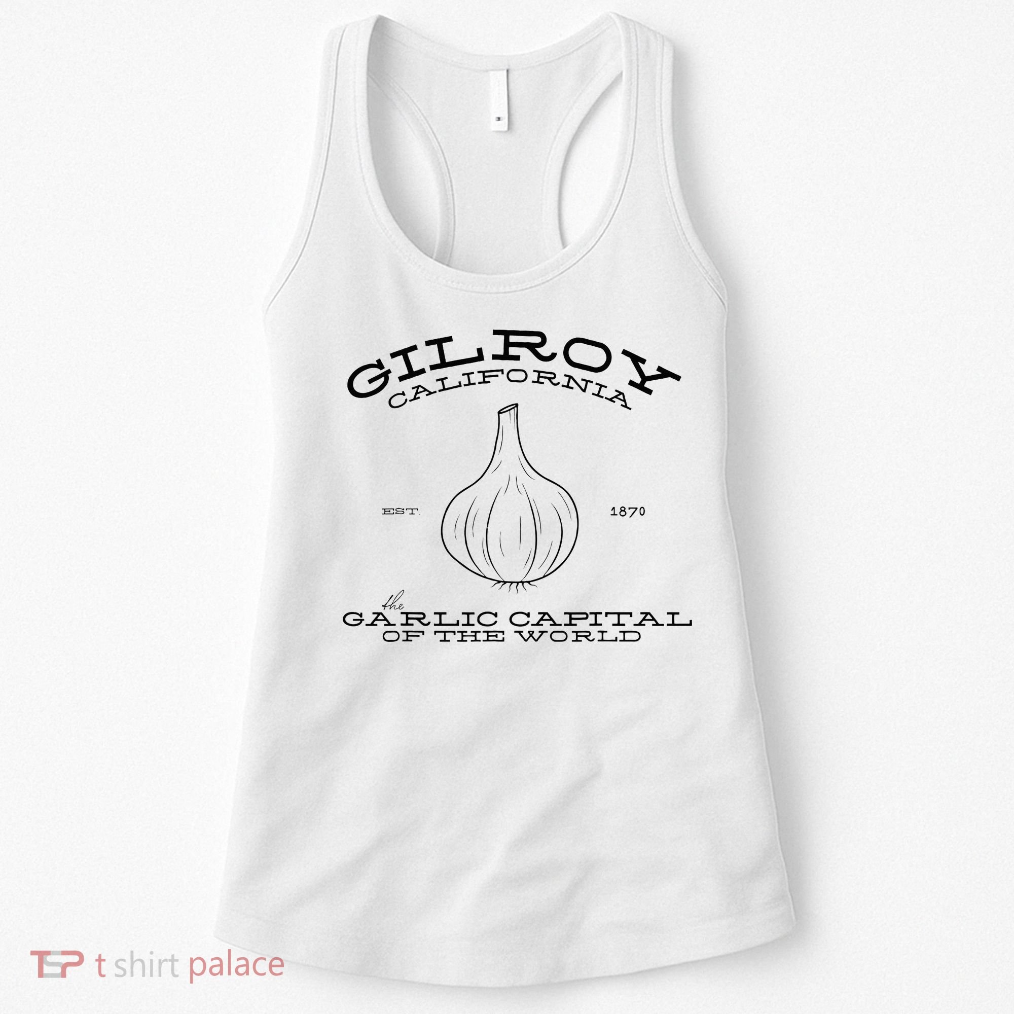 Gilroy California Est 1870 Garlic Lovers Women's Tank Top