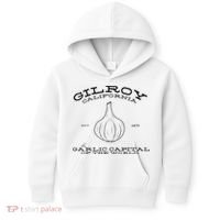 Gilroy California Est 1870 Garlic Lovers Kids Hoodie thumb 0