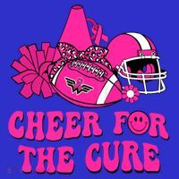 Groovy Cheer For The Cure Football Breast Cancer Support Gift Toddler Hoodie thumb 2