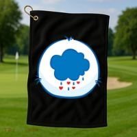 Grumpy Care For Bear Golf Towel thumb 1