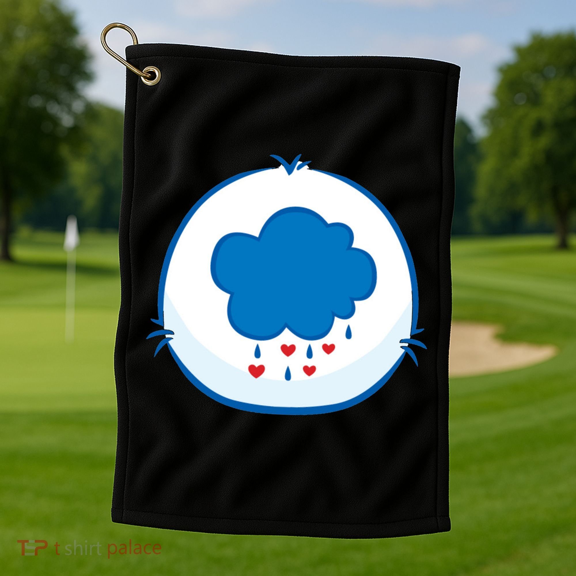 Grumpy Care For Bear Golf Towel