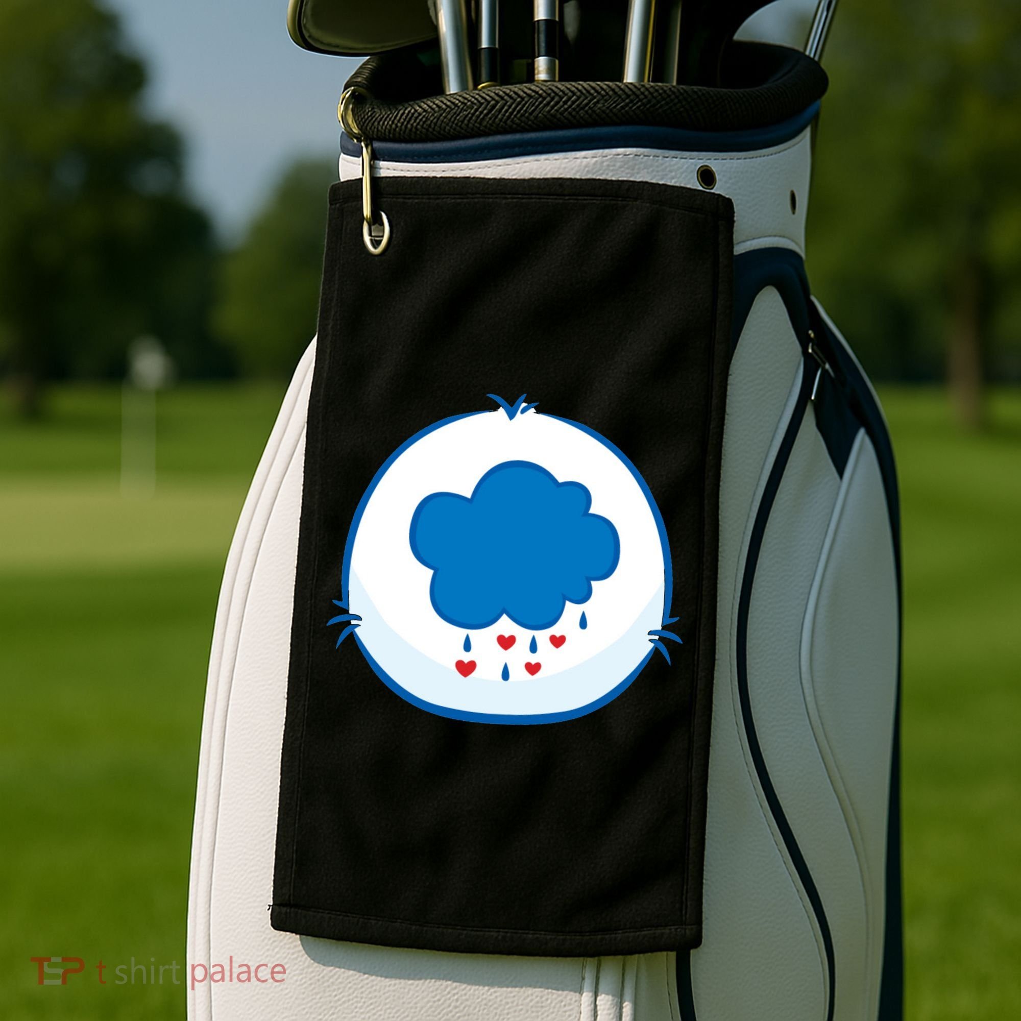 Grumpy Care For Bear Golf Towel