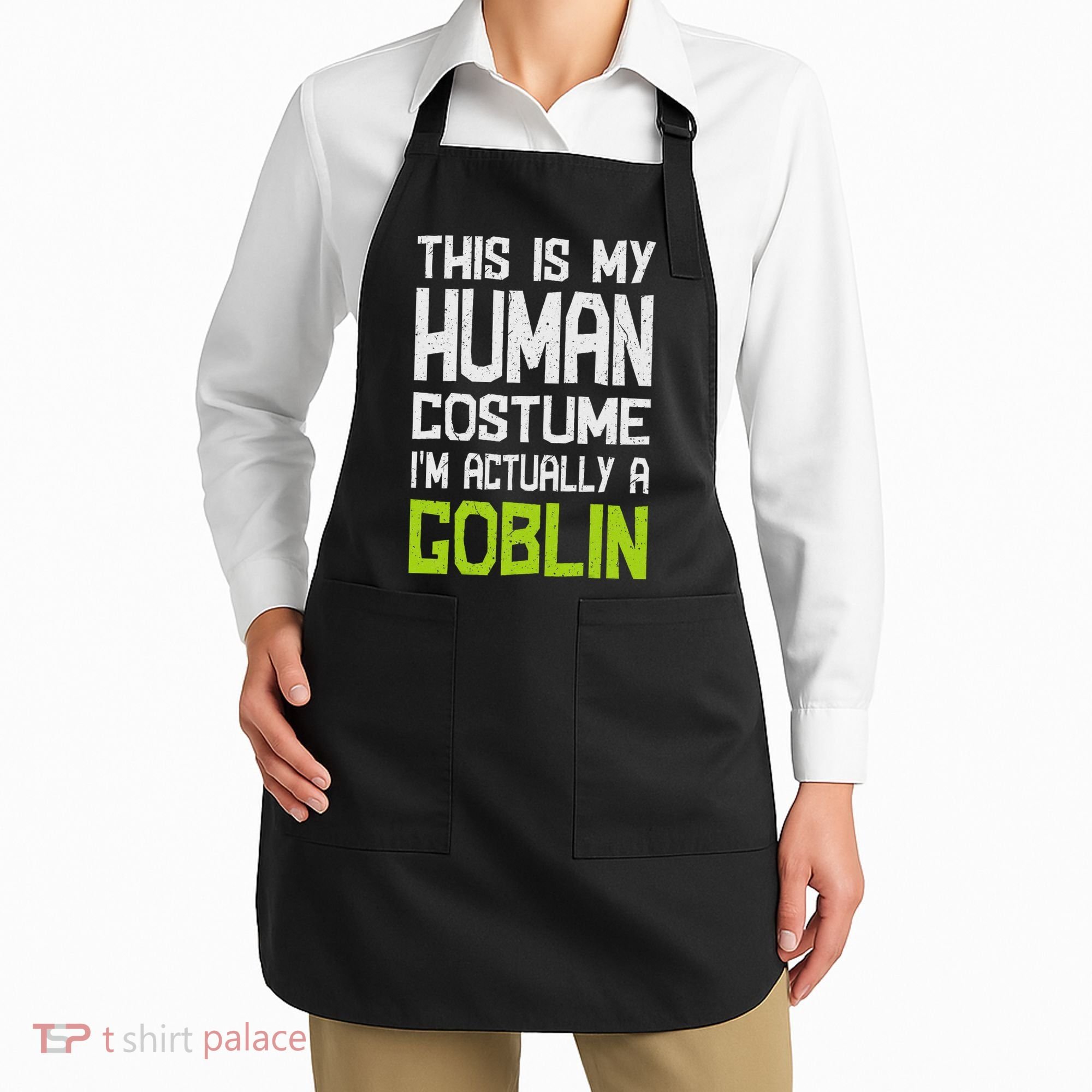 Goblin Creature Fantasy World Goblin Leprechaun Costume Apron