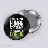 Goblin Creature Fantasy World Goblin Leprechaun Costume Button thumb 0