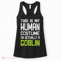 Goblin Creature Fantasy World Goblin Leprechaun Costume Women's Tank Top thumb 0