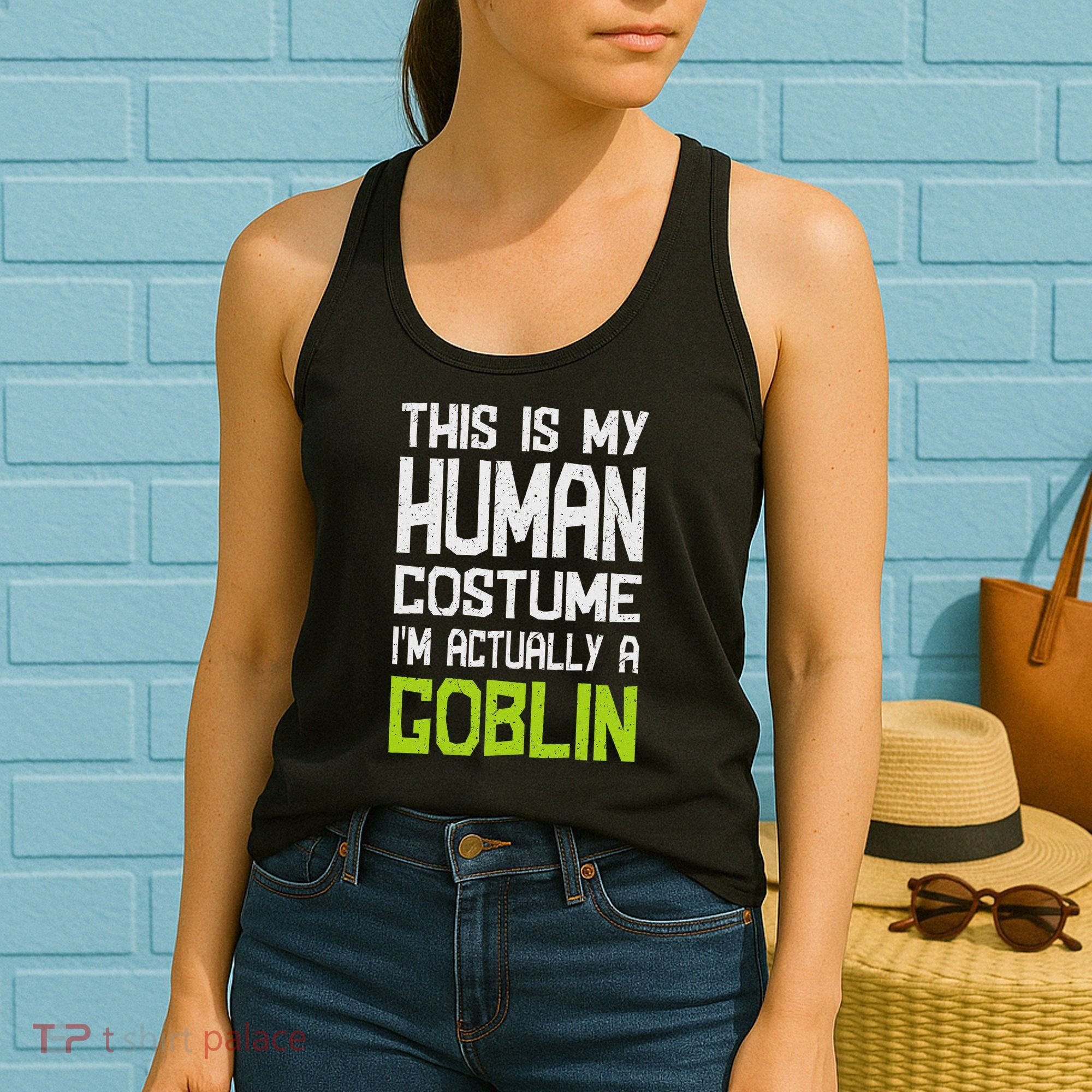Goblin Creature Fantasy World Goblin Leprechaun Costume Women's Tank Top