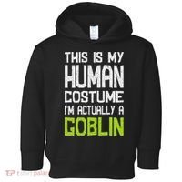 Goblin Creature Fantasy World Goblin Leprechaun Costume Toddler Hoodie thumb 0