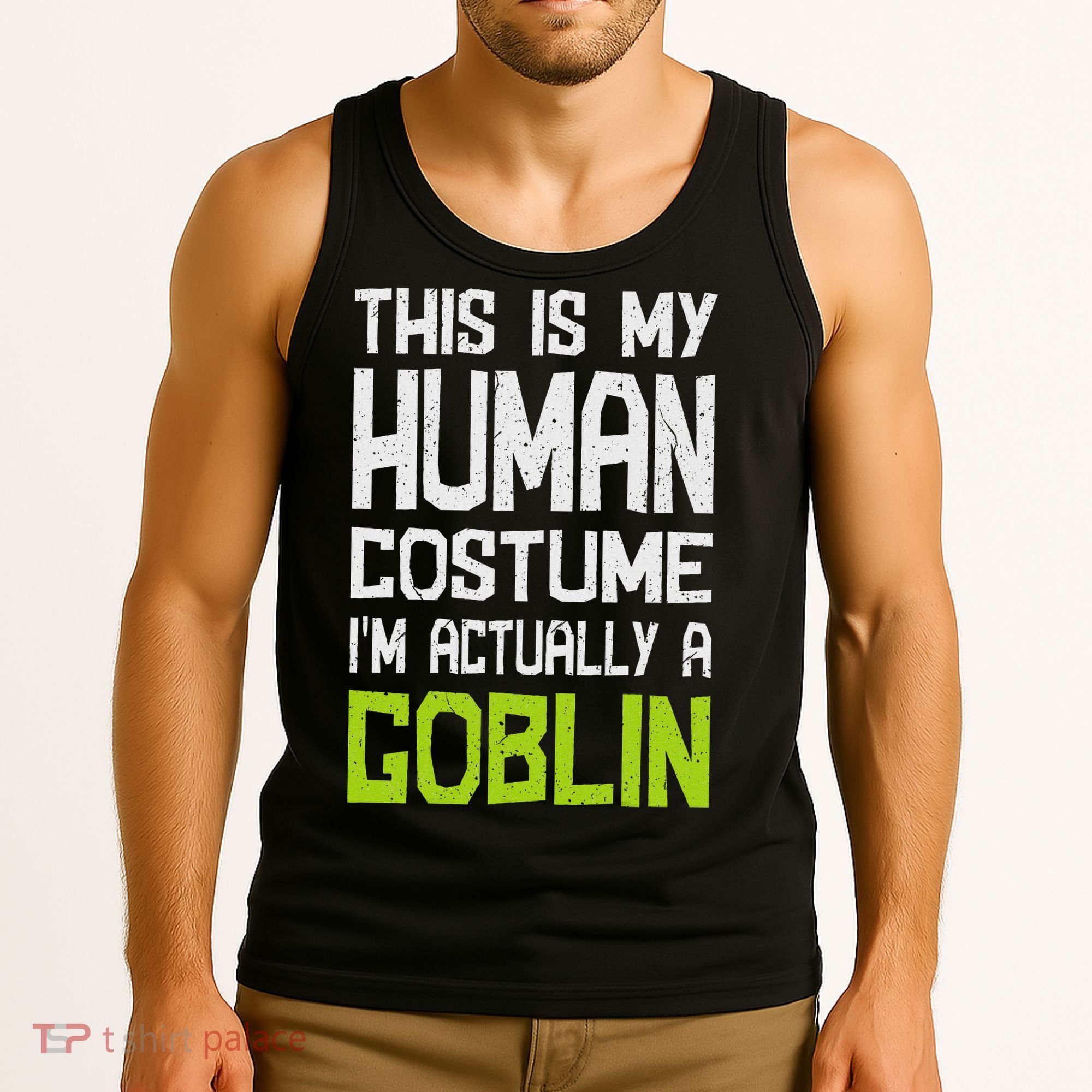 Goblin Creature Fantasy World Goblin Leprechaun Costume Tank Top