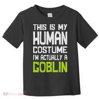 Goblin Creature Fantasy World Goblin Leprechaun Costume Toddler T-Shirt thumb 0