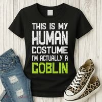 Goblin Creature Fantasy World Goblin Leprechaun Costume Women's T-Shirt thumb 3