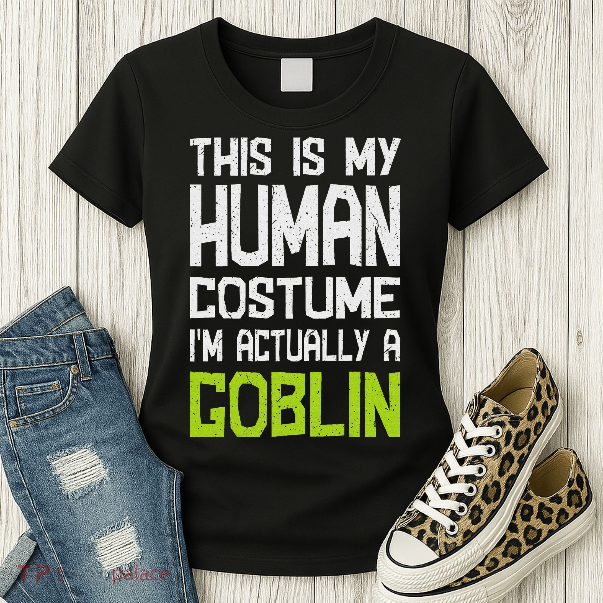 Goblin Creature Fantasy World Goblin Leprechaun Costume Women's T-Shirt