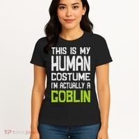 Goblin Creature Fantasy World Goblin Leprechaun Costume Women's T-Shirt thumb 4