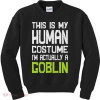 Goblin Creature Fantasy World Goblin Leprechaun Costume Kids Sweatshirt thumb 0