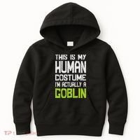 Goblin Creature Fantasy World Goblin Leprechaun Costume Kids Hoodie thumb 0