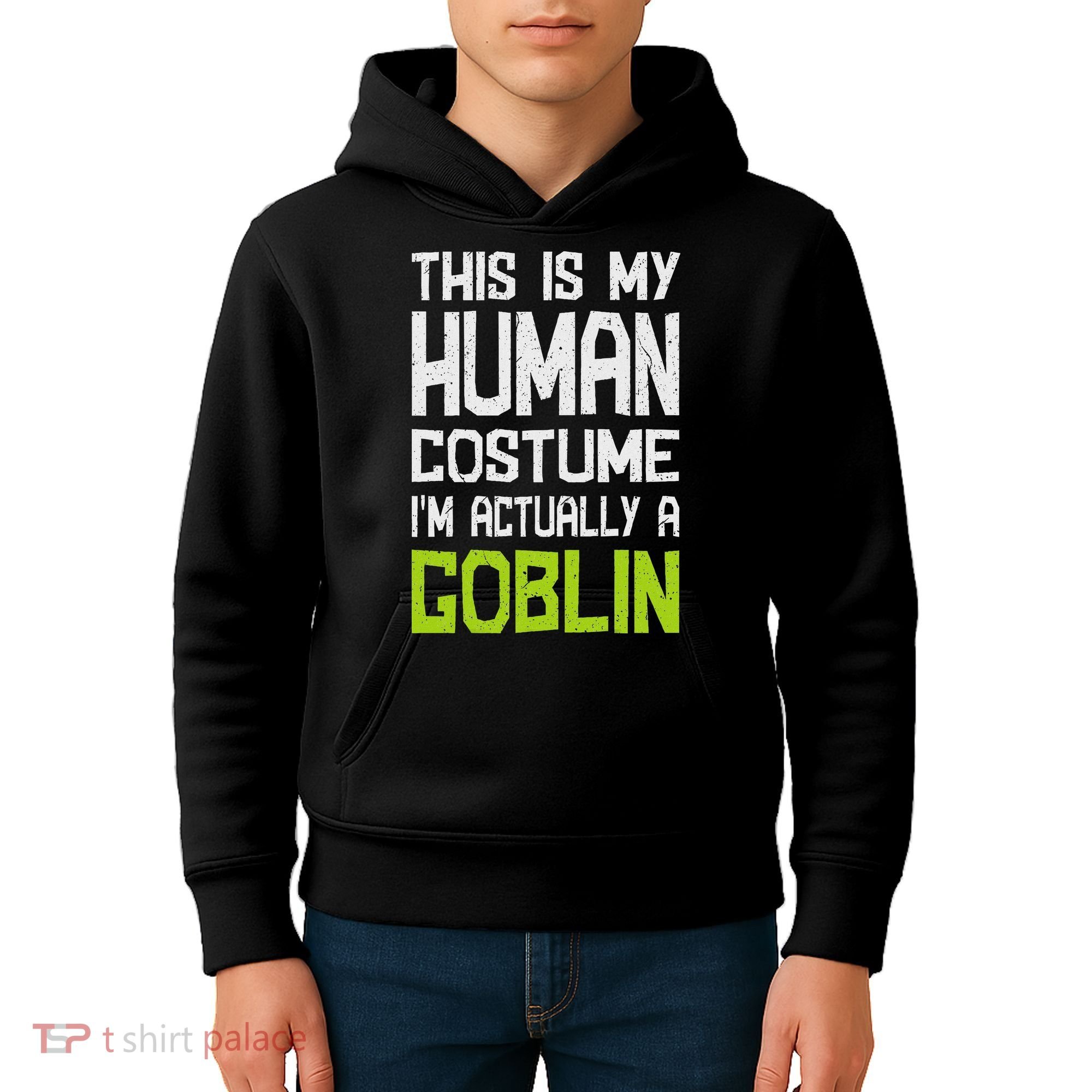Goblin Creature Fantasy World Goblin Leprechaun Costume Kids Hoodie