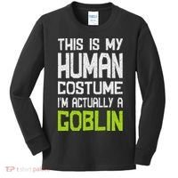 Goblin Creature Fantasy World Goblin Leprechaun Costume Kids Long Sleeve Shirt thumb 0