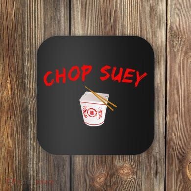 Graphic Chinese Food Chop Suey Coaster