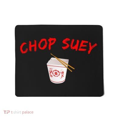 Graphic Chinese Food Chop Suey Mousepad