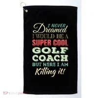 Golf Coach Funny Gift Appreciation Cool Gift Golf Towel thumb 0
