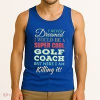 Golf Coach Funny Gift Appreciation Cool Gift Tank Top thumb 3