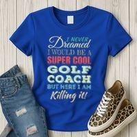 Golf Coach Funny Gift Appreciation Cool Gift Women's T-Shirt thumb 3