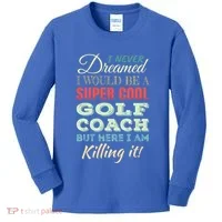 Golf Coach Funny Gift Appreciation Cool Gift Kids Long Sleeve Shirt thumb 0