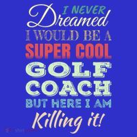 Golf Coach Funny Gift Appreciation Cool Gift Kids Long Sleeve Shirt thumb 2