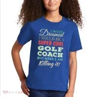 Golf Coach Funny Gift Appreciation Cool Gift Kids T-Shirt thumb 2
