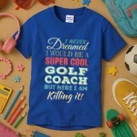 Golf Coach Funny Gift Appreciation Cool Gift Kids T-Shirt thumb 3