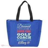 Golf Coach Funny Gift Appreciation Cool Gift Tote Bag thumb 0