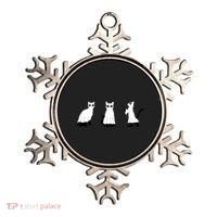 Ghost Cats Funny Halloween Ornament thumb 0