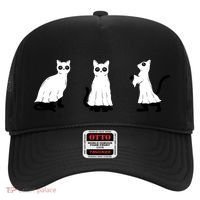 Ghost Cats Funny Halloween Hat thumb 0