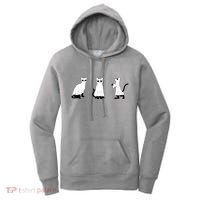 Ghost Cats Funny Halloween Women's Hoodie thumb 0