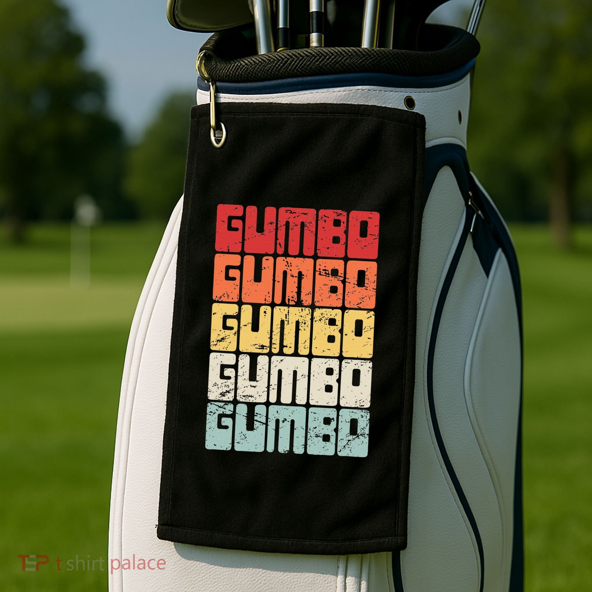 Gumbo Cajun Food Louisiana Gumbo Golf Towel