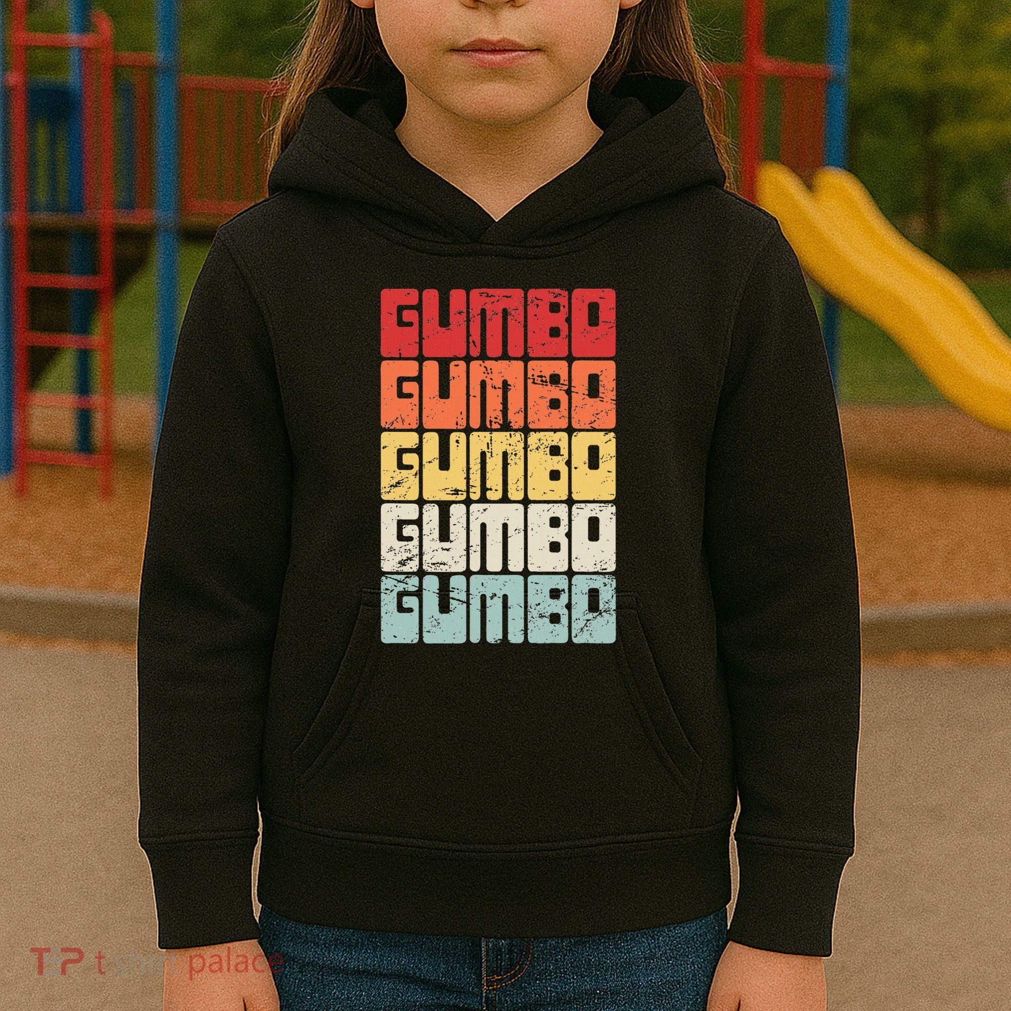 Gumbo Cajun Food Louisiana Gumbo Kids Hoodie