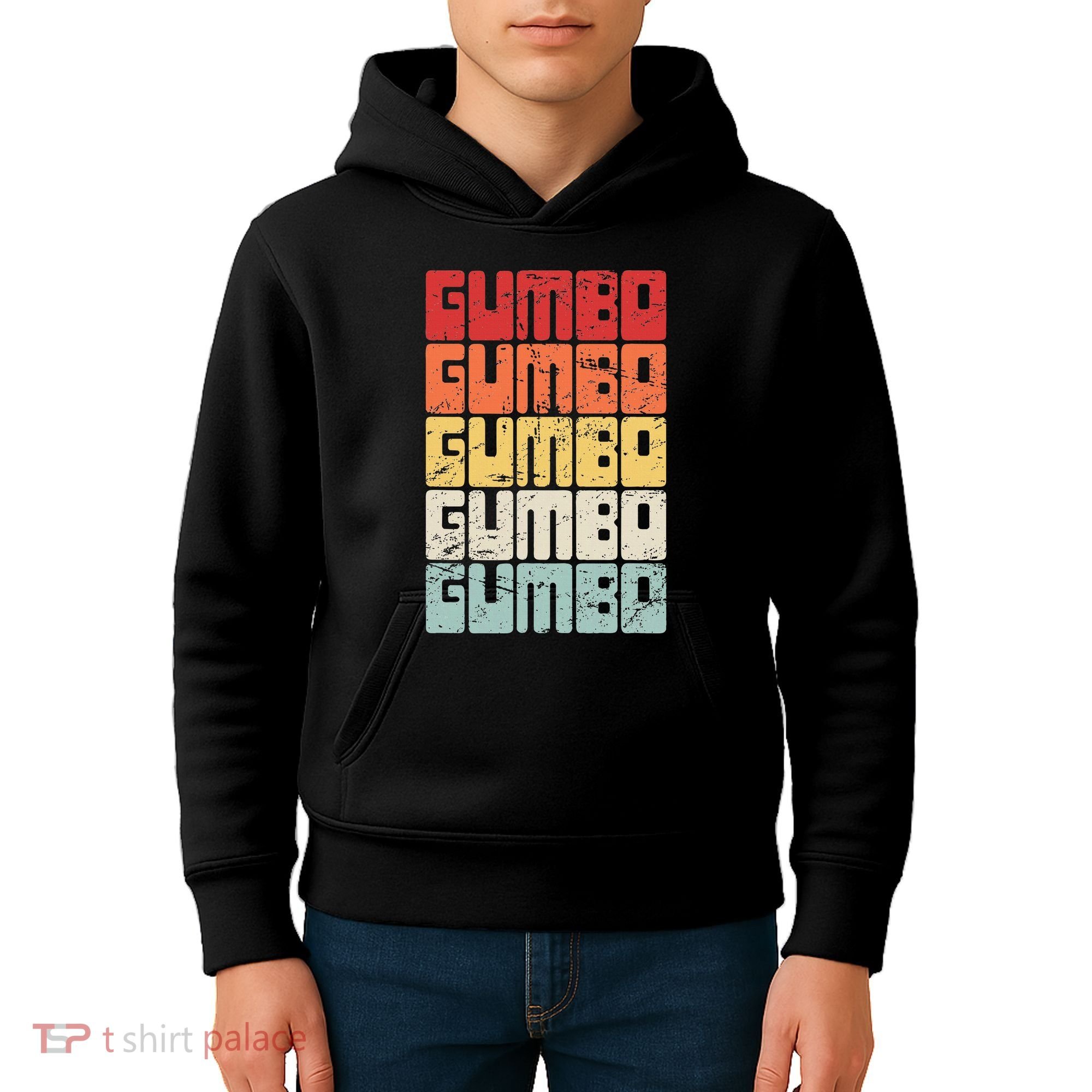 Gumbo Cajun Food Louisiana Gumbo Kids Hoodie