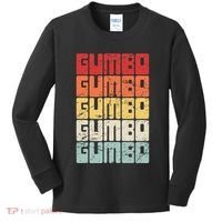 Gumbo Cajun Food Louisiana Gumbo Kids Long Sleeve Shirt thumb 0