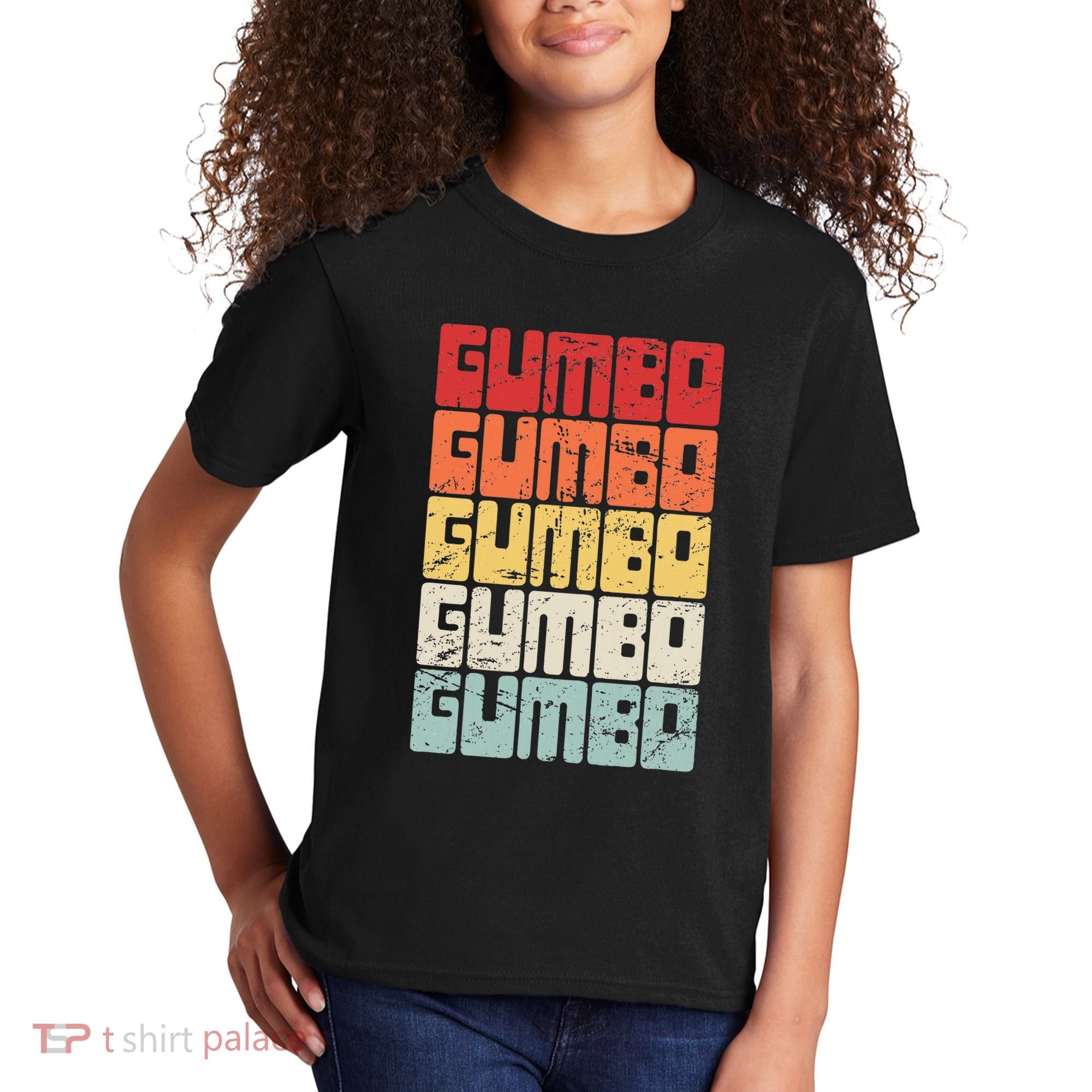Gumbo Cajun Food Louisiana Gumbo Kids T-Shirt