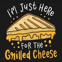 Grilled Cheese Funny Gift I'm Just Here For The Grilled Cheese Cool Gift Doggie Tank thumb 4